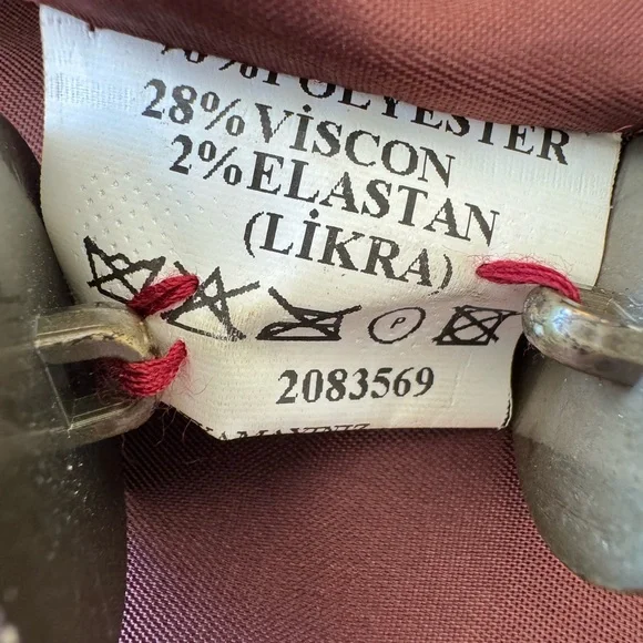 🛍️SALE🛍️ EKOL Women's Faux Leather Textured Hip-length Style Jacket - Picture 9 of 10